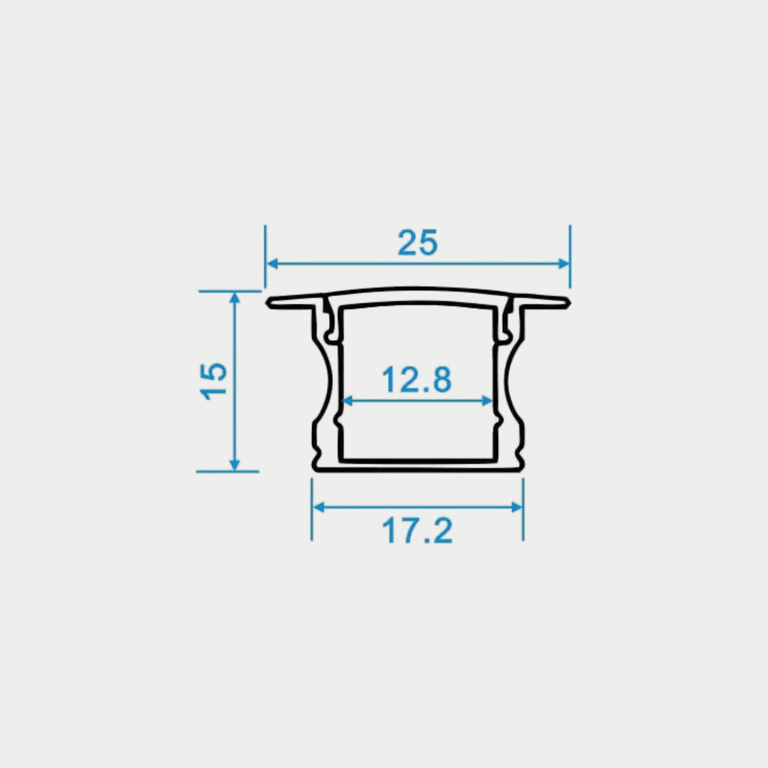 10mm Aluminum Profile light