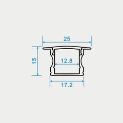 10mm Aluminum Profile light