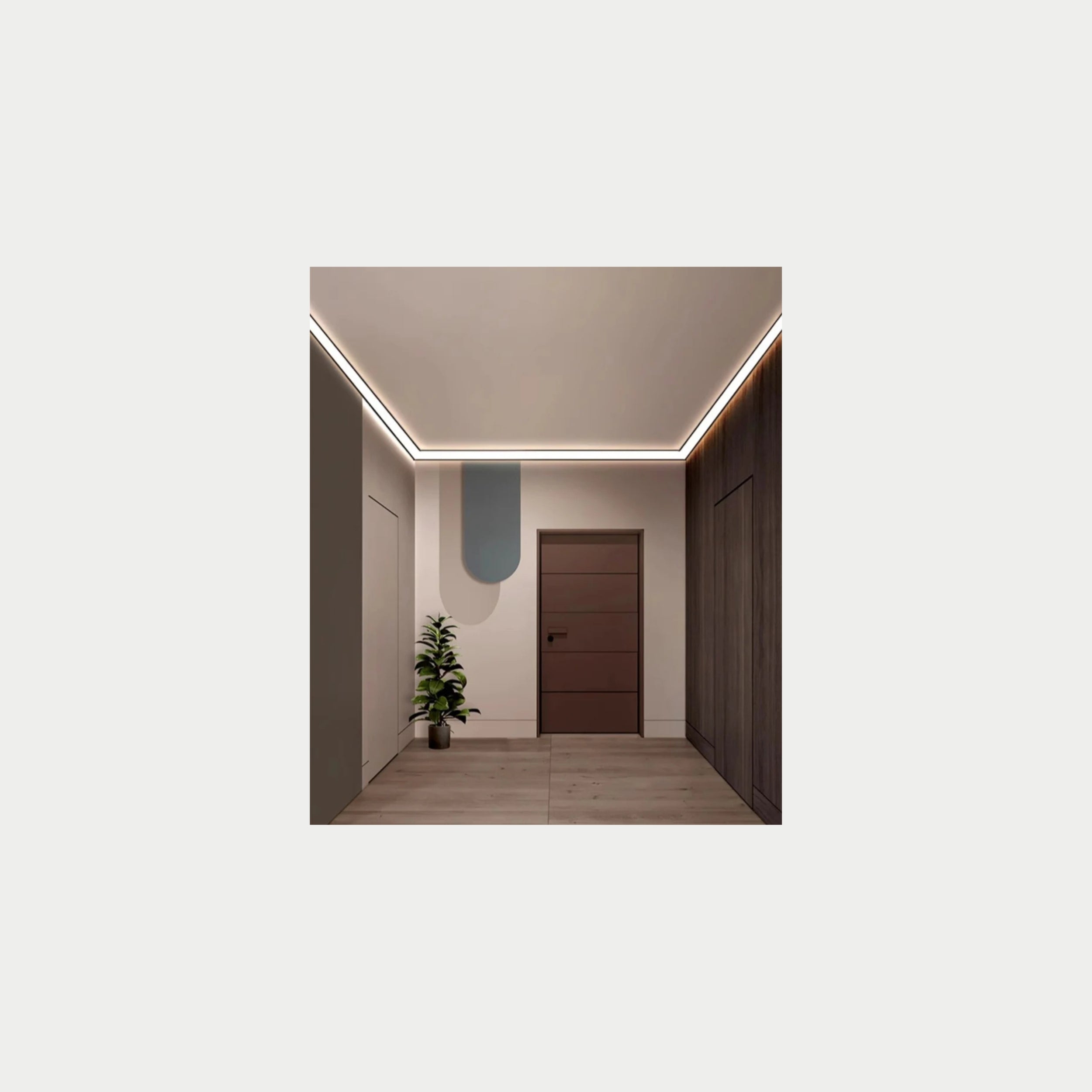 Ceiling Corner 45 Degree Aluminium Profile Light