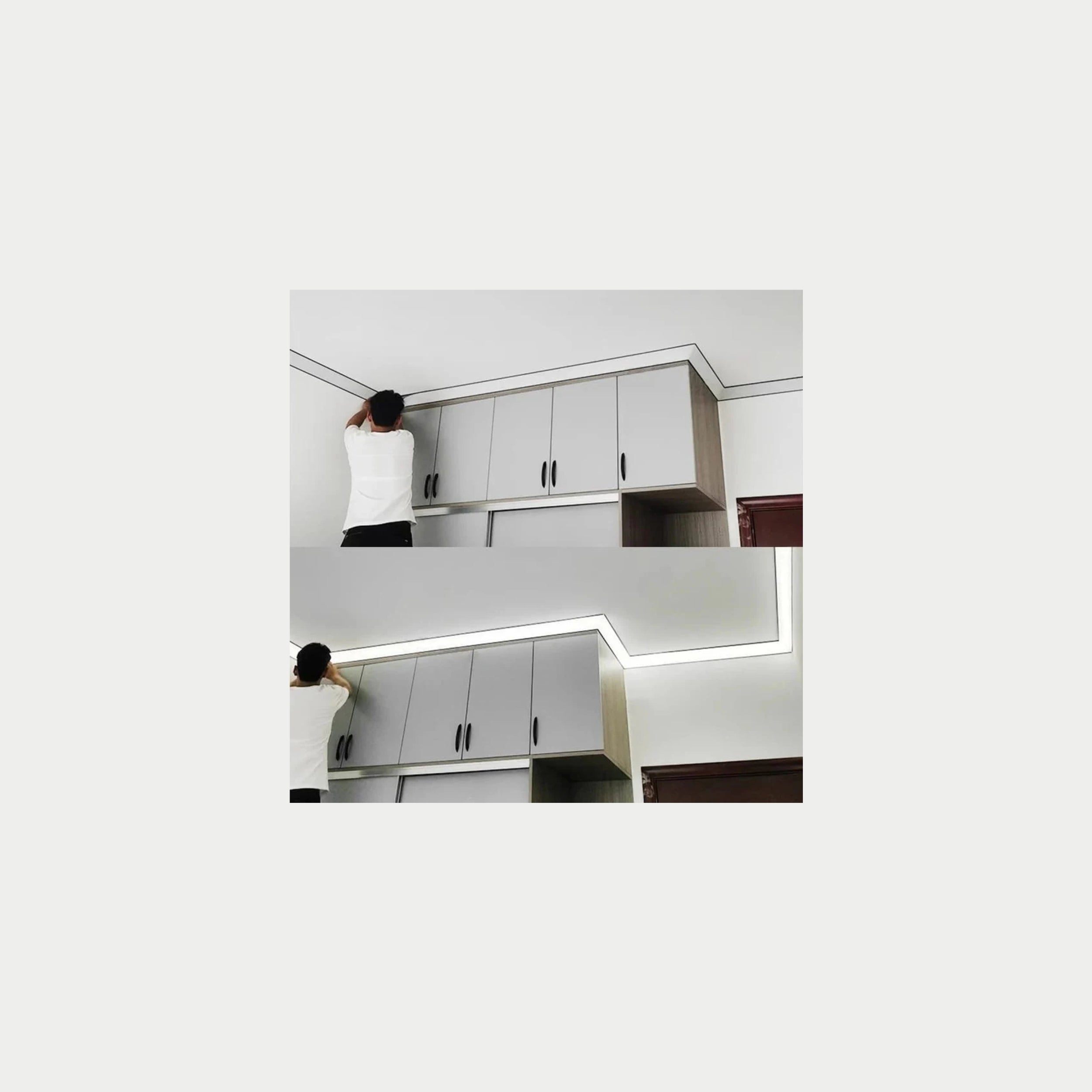 Ceiling Corner 45 Degree Aluminium Profile Light