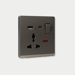 Multi Socket with USB + Type C