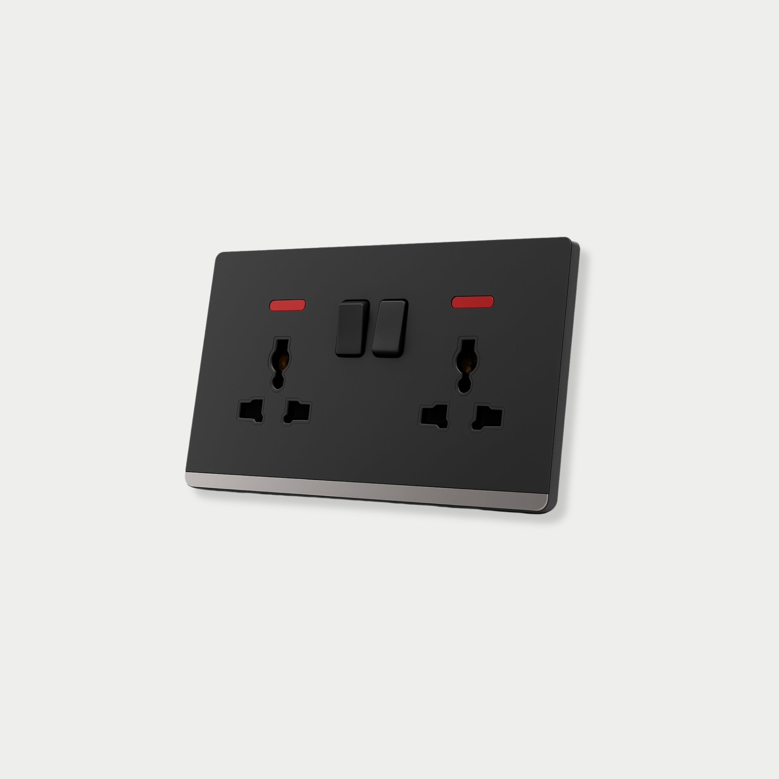 Double Multi Socket with Neon