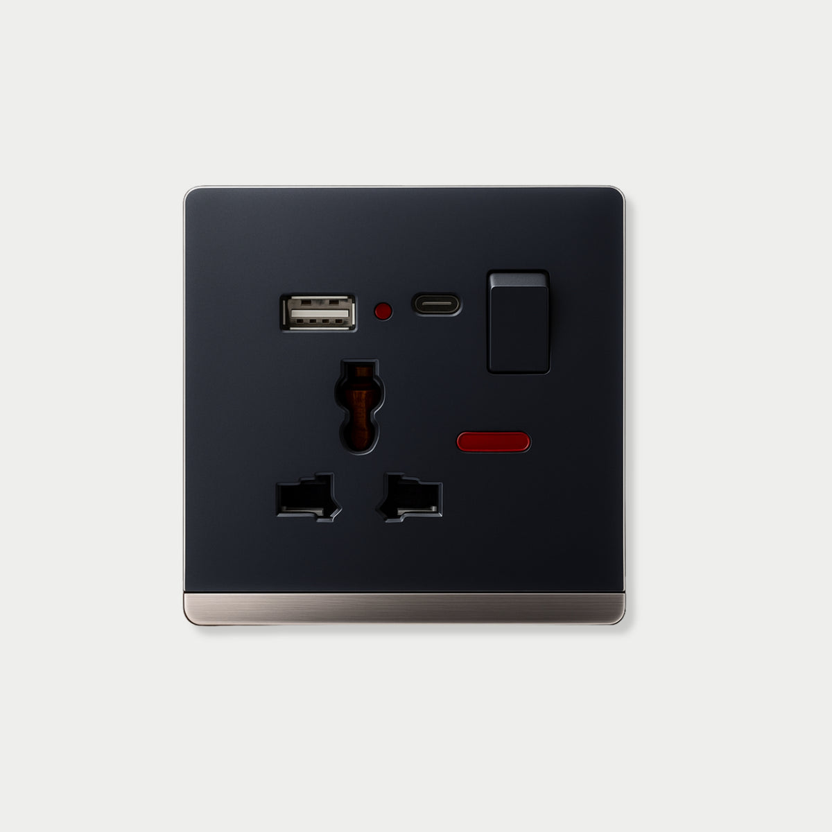 Multi Socket With USB + Type C