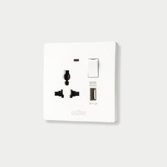 Multi Socket With Switch With Neon + Usb