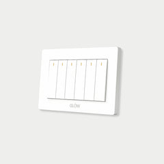 6 Gang Plate (one Way)