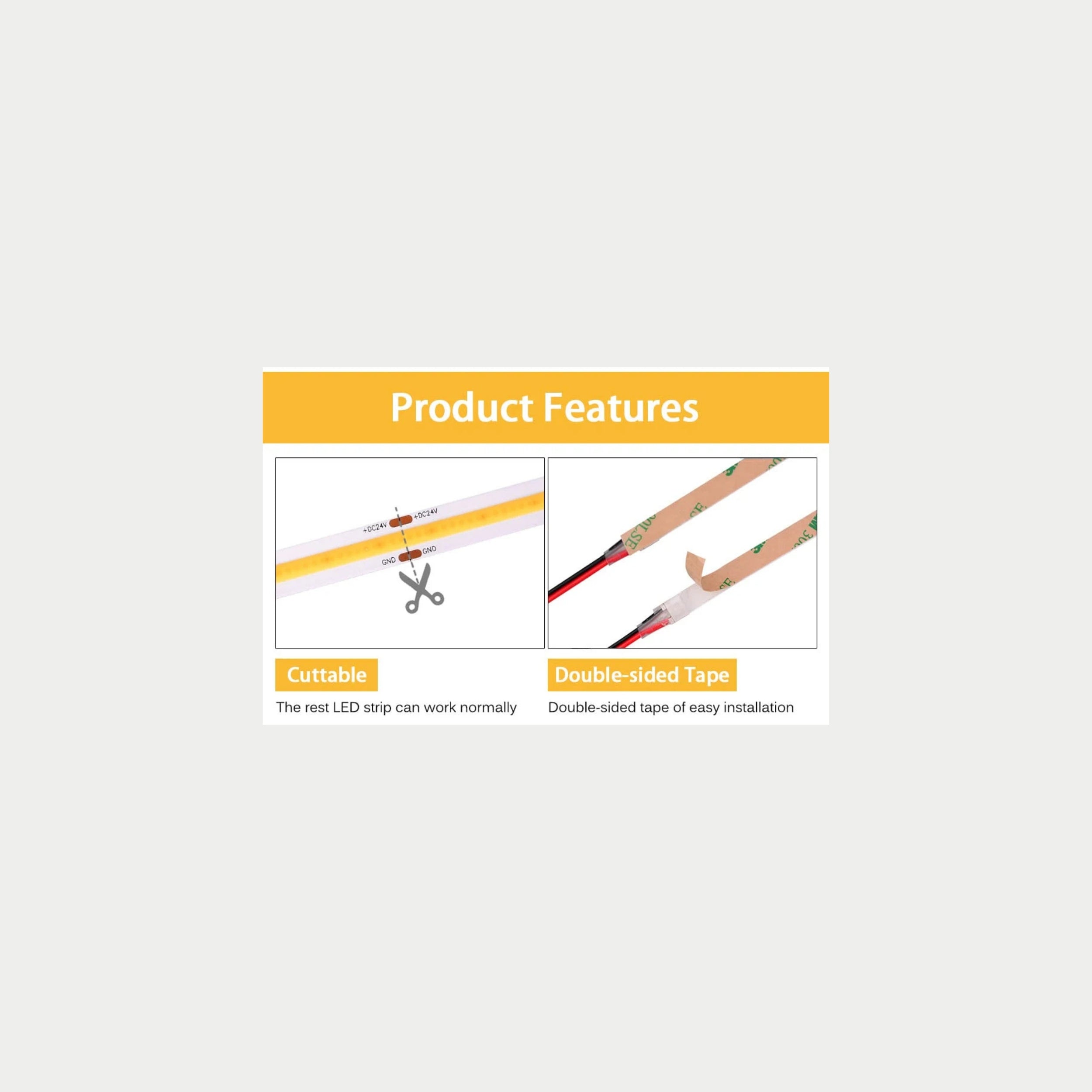 COB Strip Light For Linear Profile