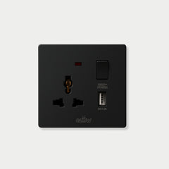Multi Socket with Switch with Neon + USB