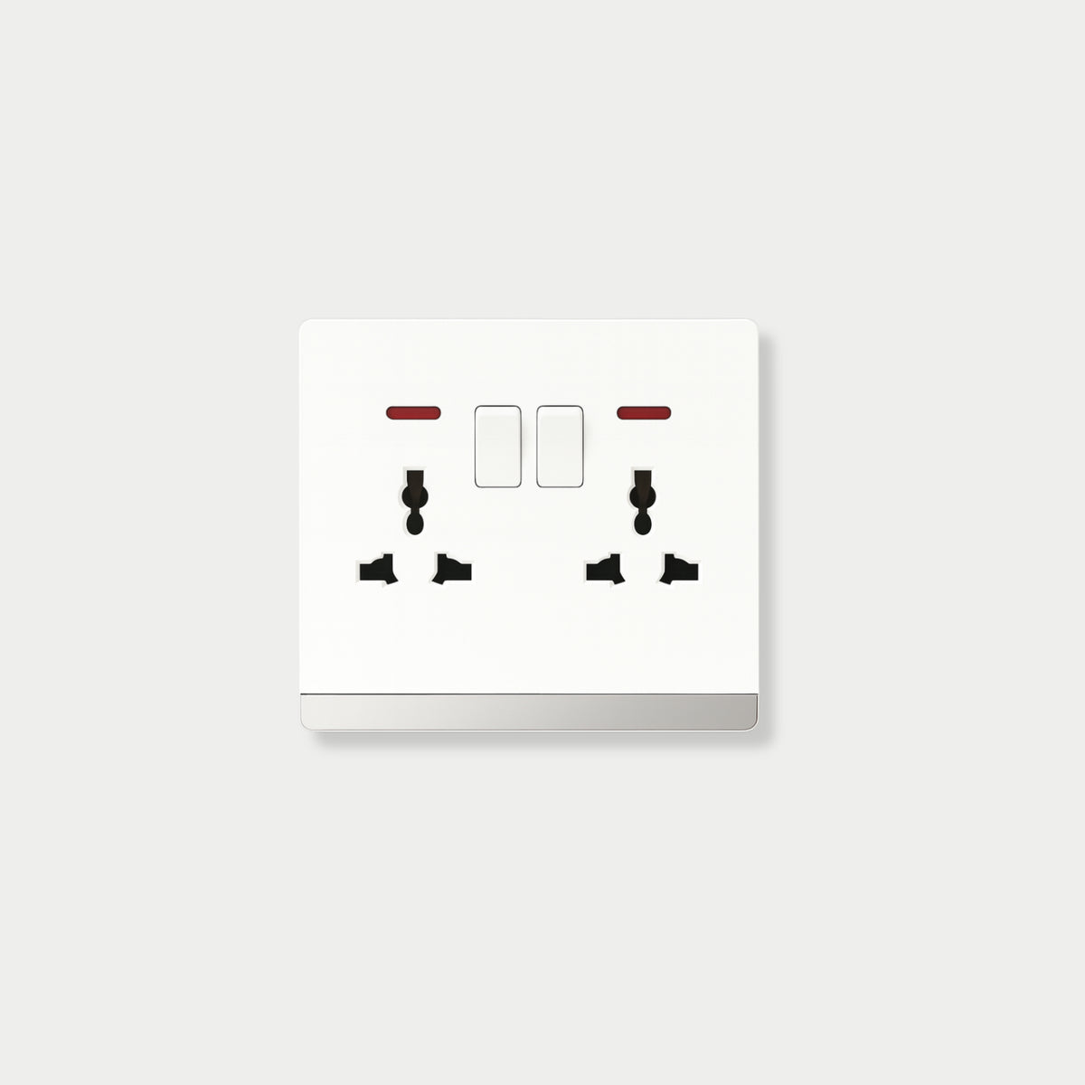 Double Multi Socket with Neon