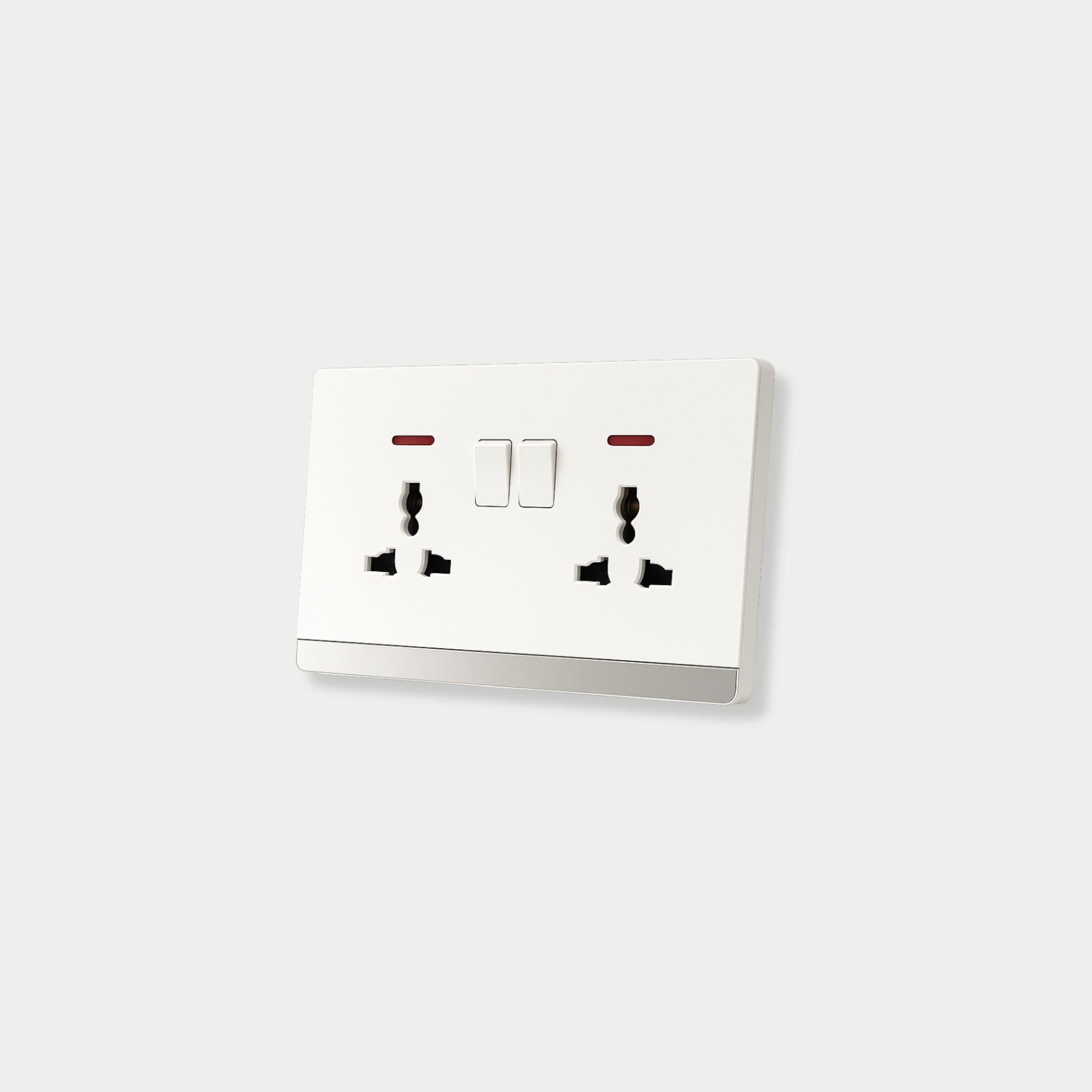 Double Multi Socket with Neon