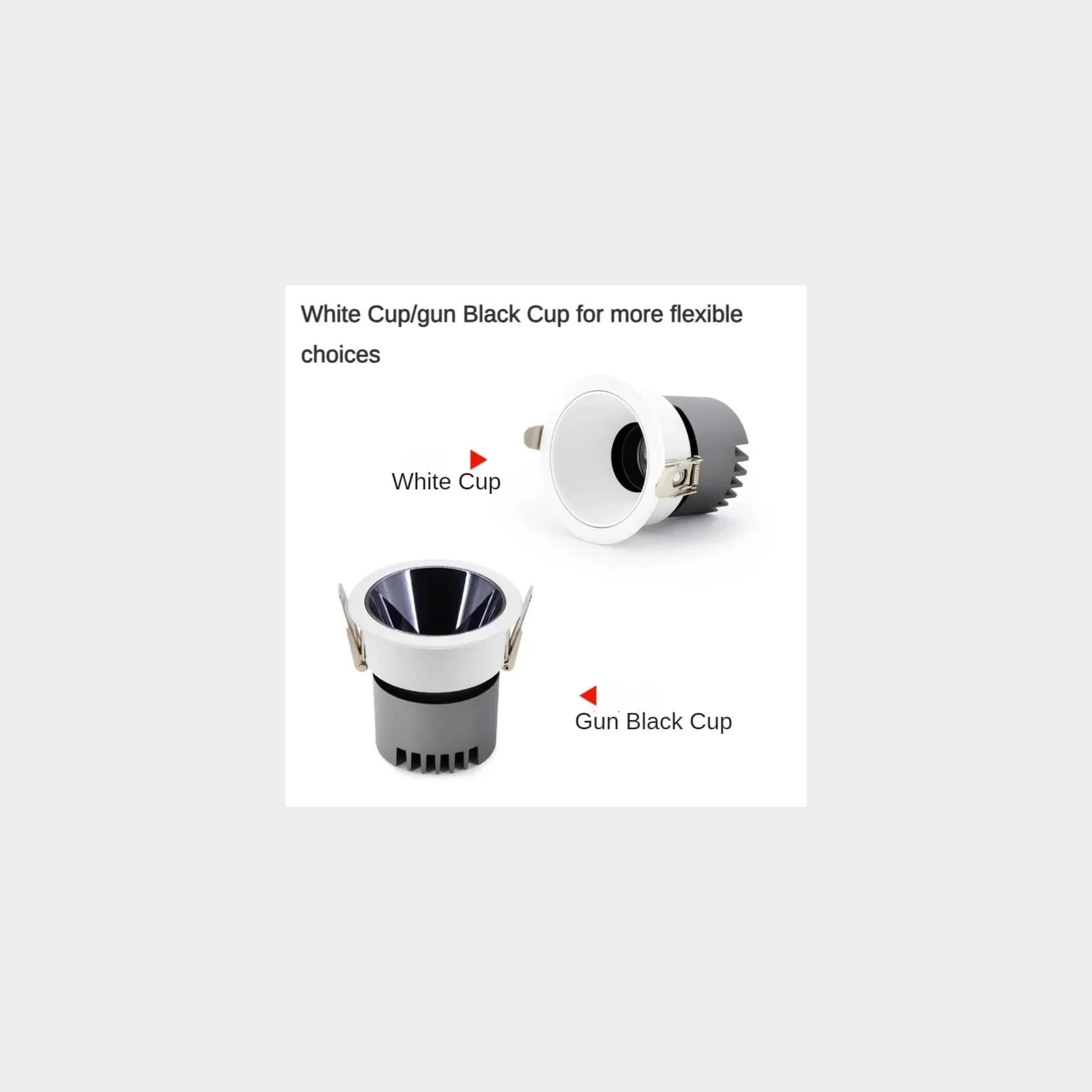 Recessed COB Deep Anti Glare Down Light