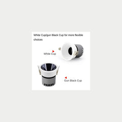 Recessed COB Deep Anti Glare Down Light