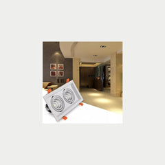 Square Recessed COB Down Light( 2x8watt )