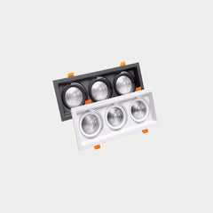 Square Recessed COB Down Light ( 3 x 8 Watt )