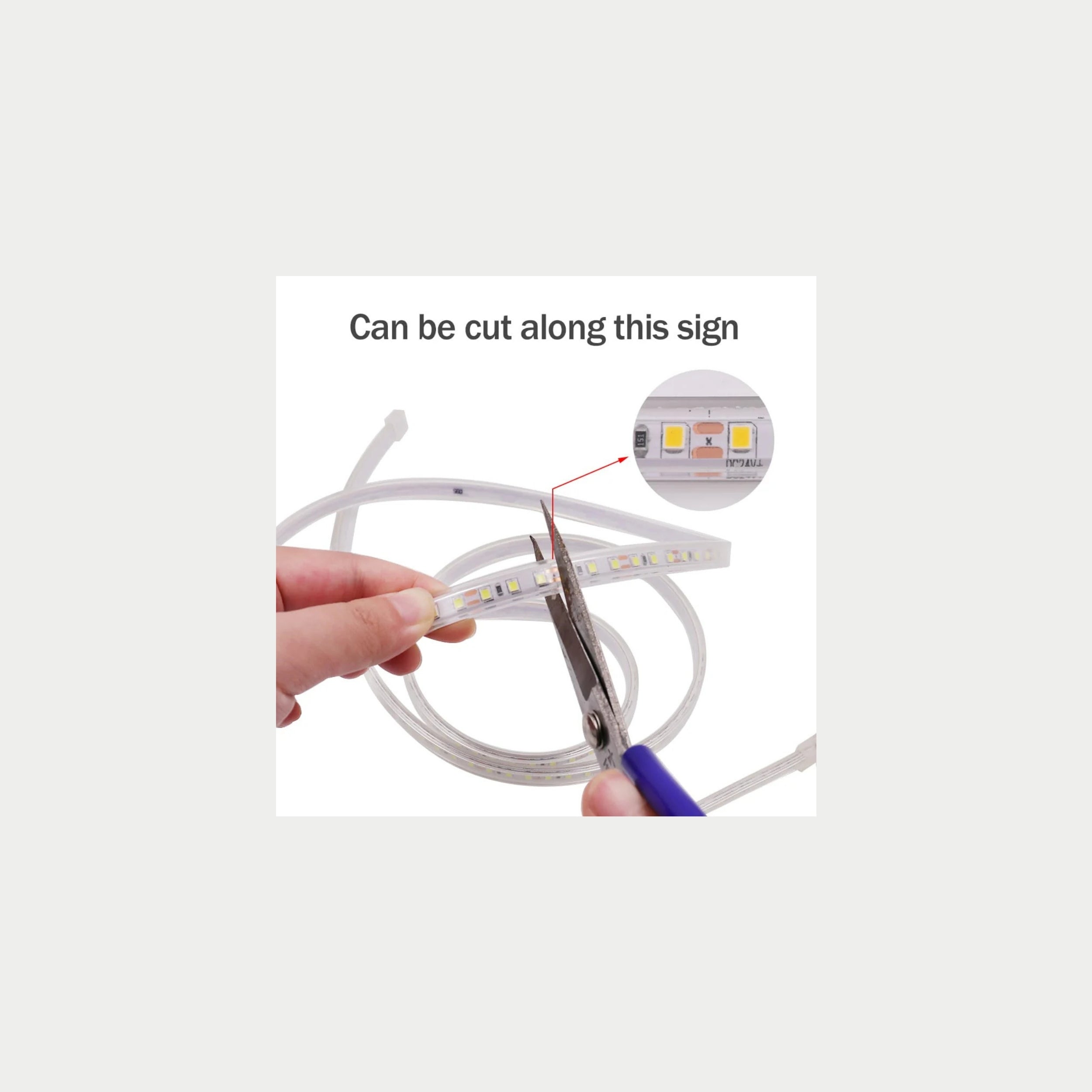 Waterproof SMD Strip Light IP67 / 24 Volt