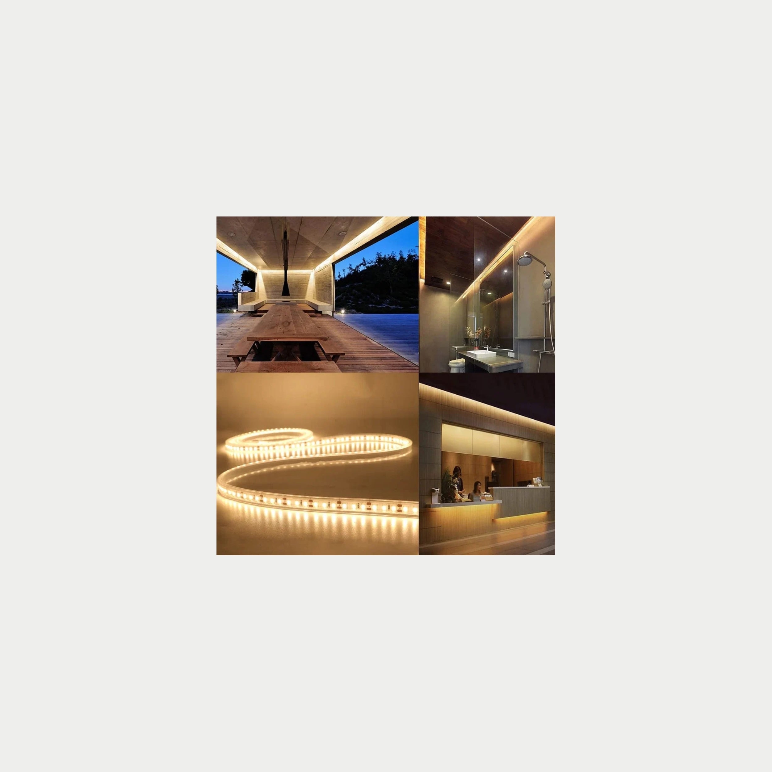 Waterproof SMD Strip Light IP67 / 24 Volt